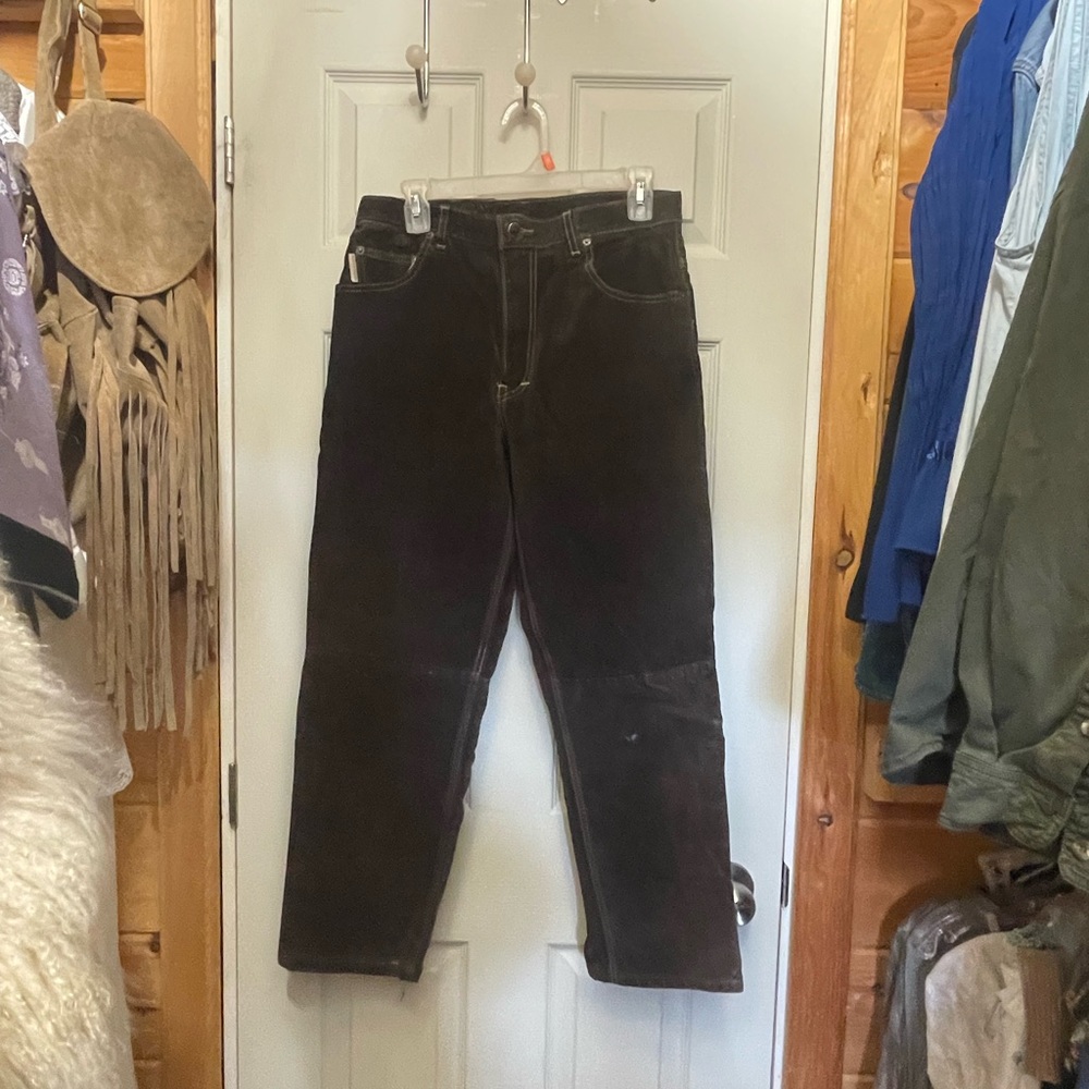 Skotts washable suede pants